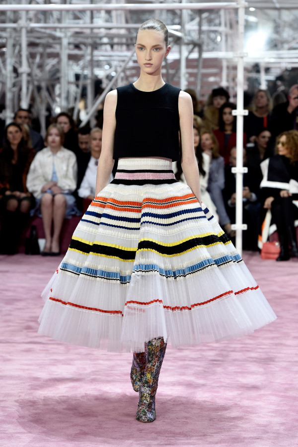 Model wearing Christian Dior