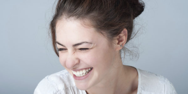 Picture of a lady laughing