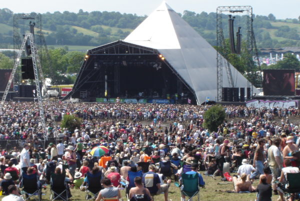 Picture of Glastonbury festival