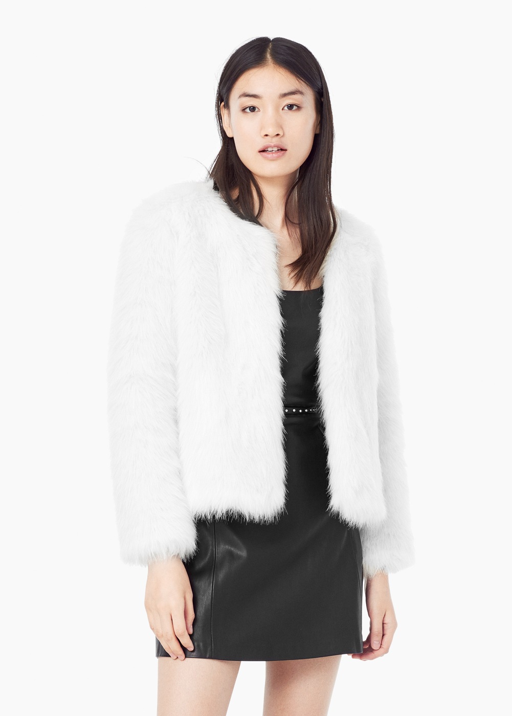 Faux fur coat