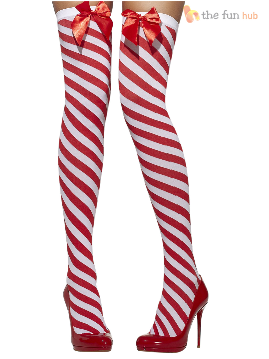 Candy striped stockings