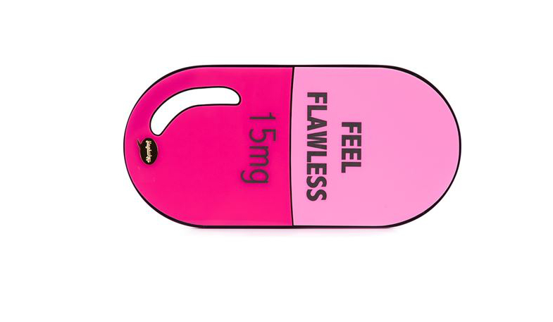 YAZBUKEY 'Feel Flawless' pill clutch bag £916.89