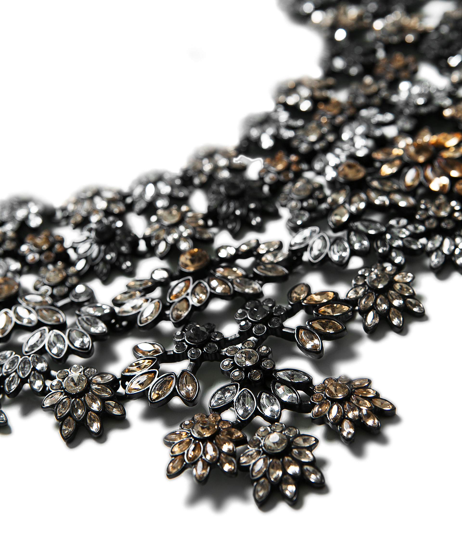 Zara Floral Gemstone Necklace (Image: lyst.com)