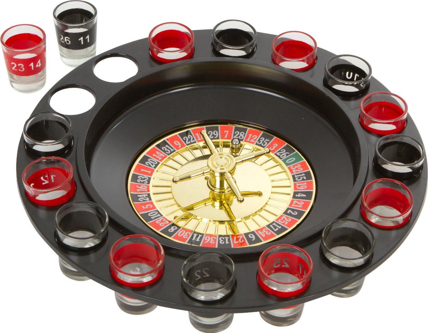 Spin and shot drinking game