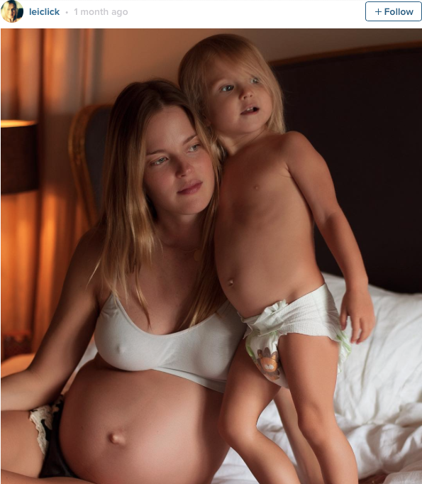 Shannon Click Pregnant Instagram photo
