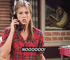 GIF of Rachel in Friends