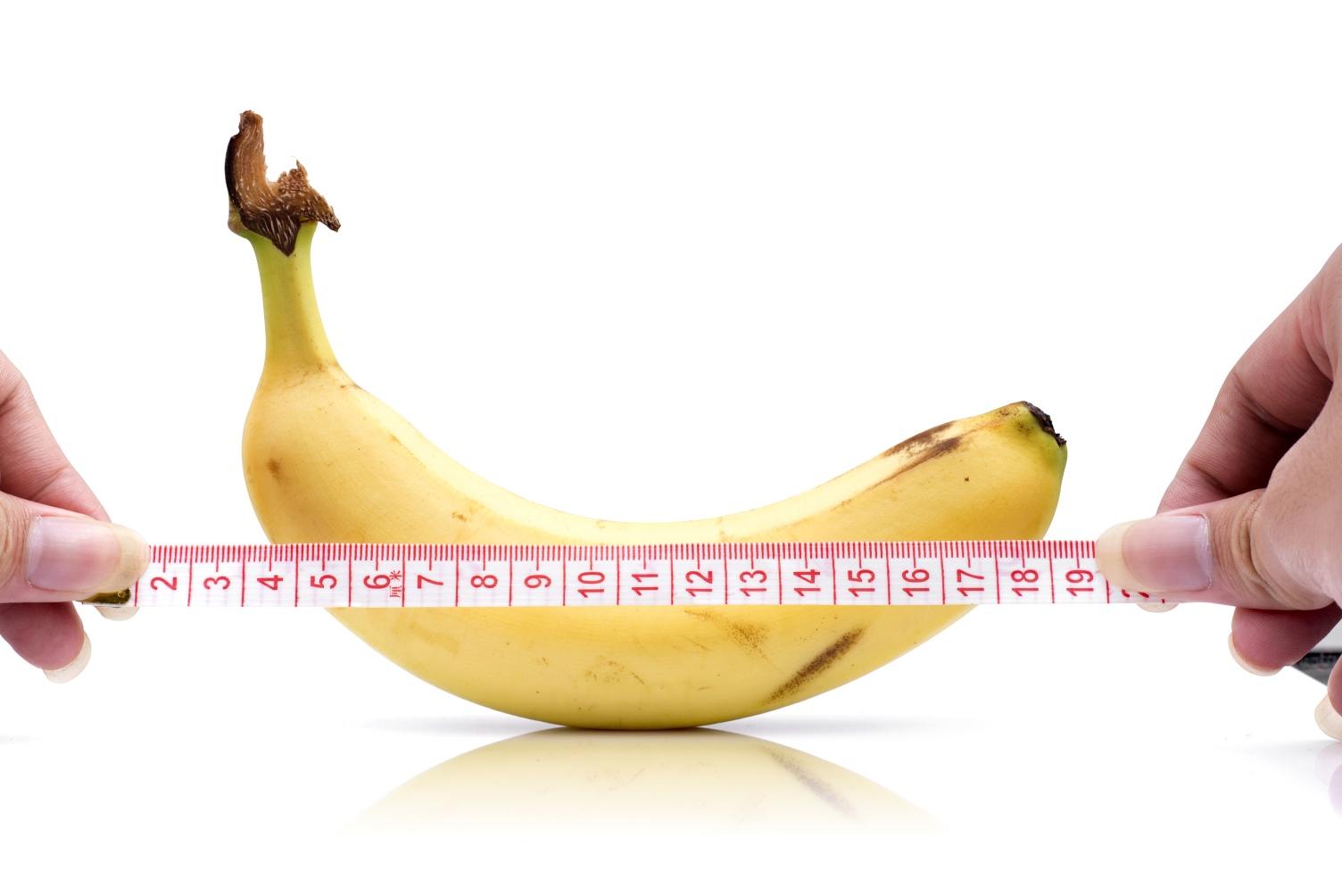 banana and tape measure