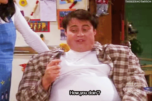 Joey in Friends GIF