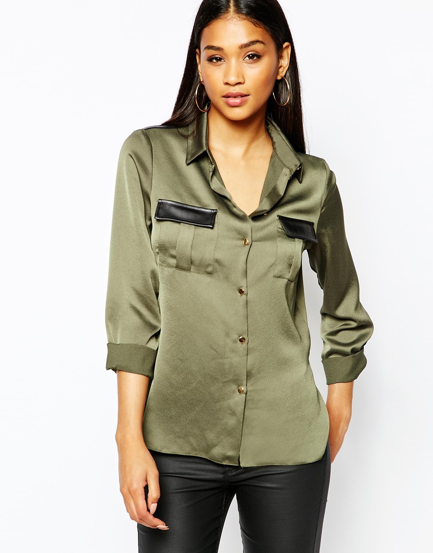 Lipsy military shirt
