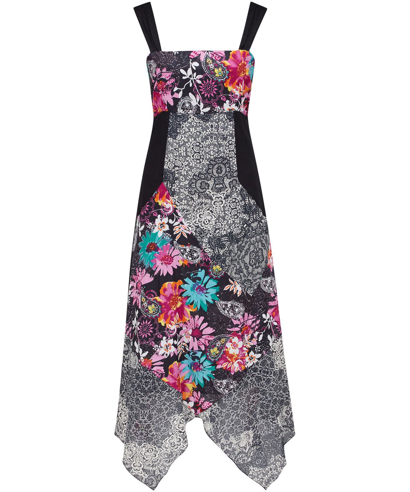 Mixed print dress