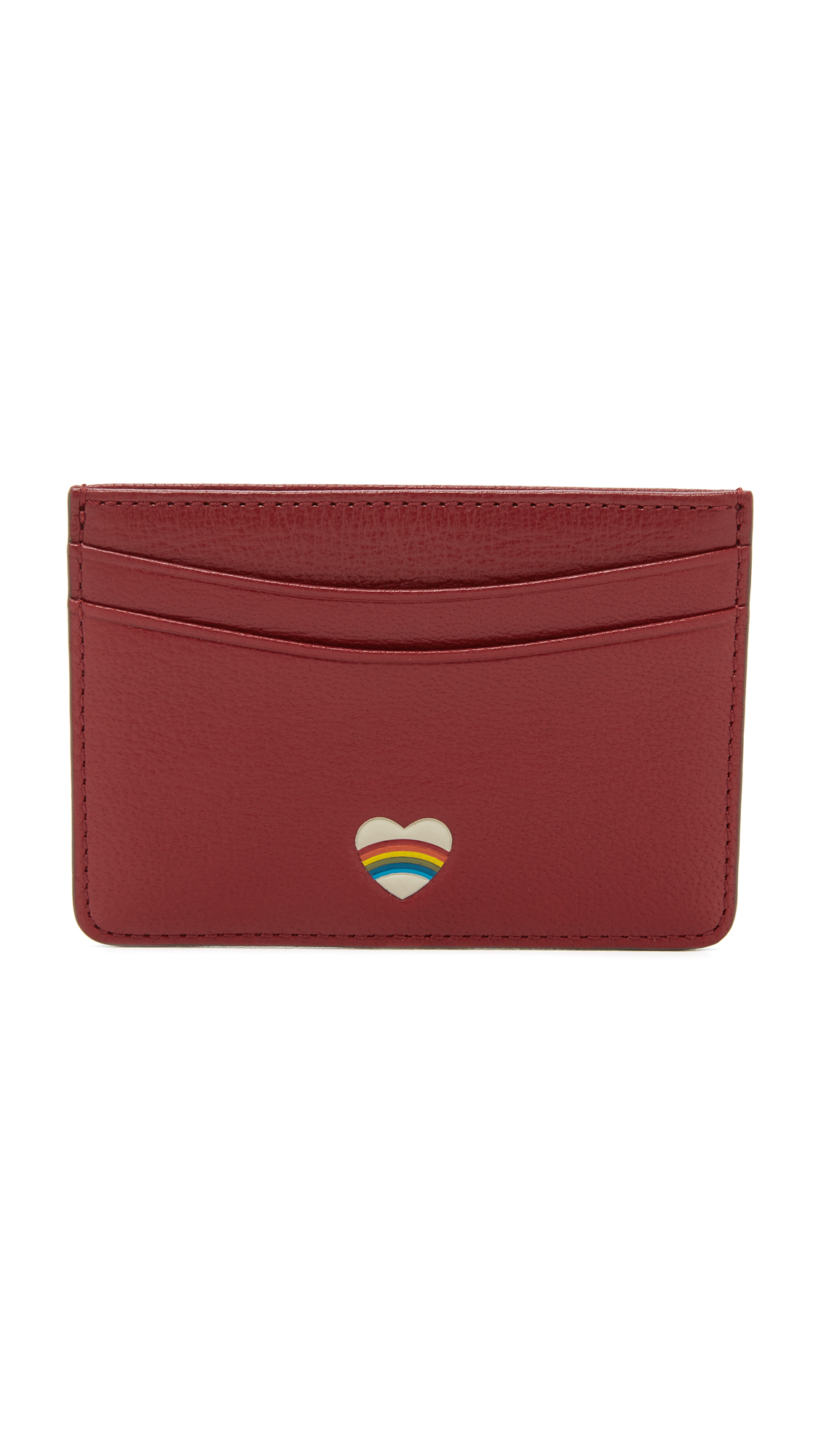 Anya Hindmarsh leather heart card holder