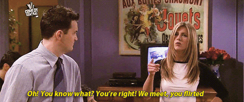 A GIF of Rachel in Friends