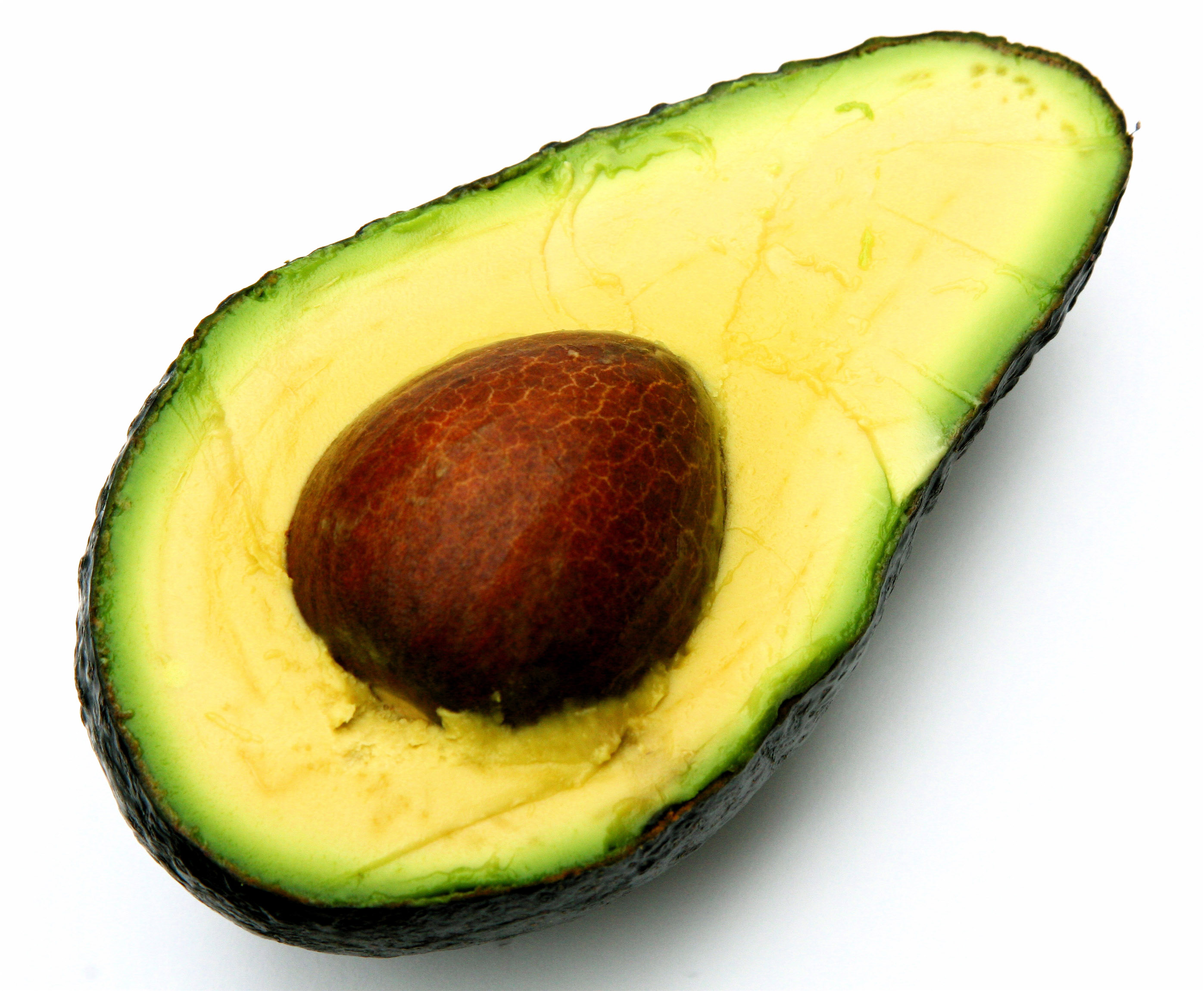 half of an avocado
