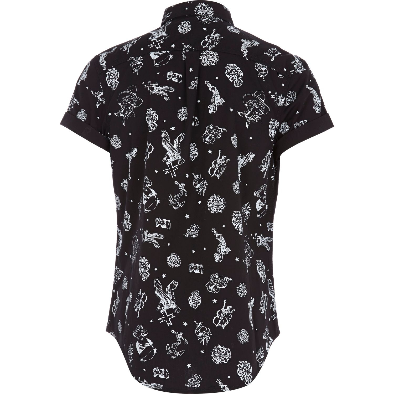 River Island print tattoo t-shirt