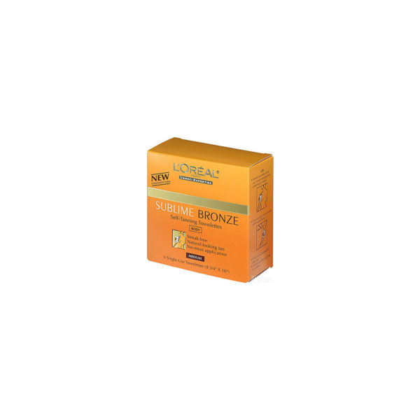 L'areal sublime self-tan towelettes
