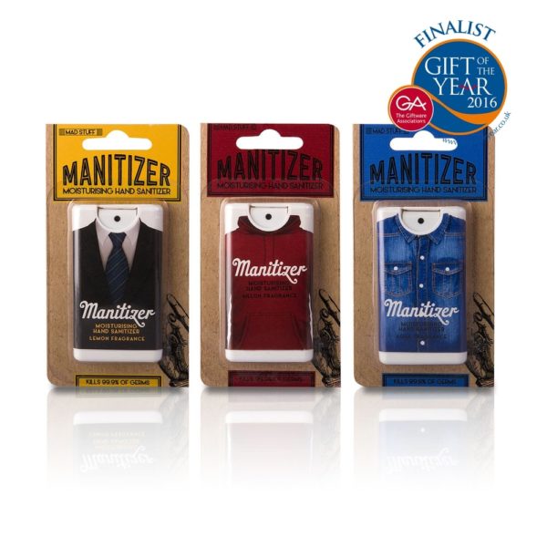 Mad Beauty men's collection hand sanitisers