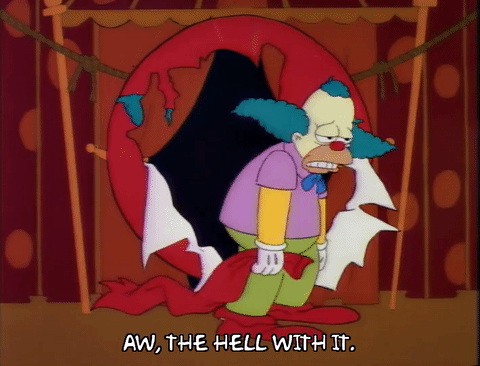 A GIF of the Simpsons