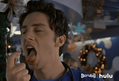 A GIF of scrubs programme