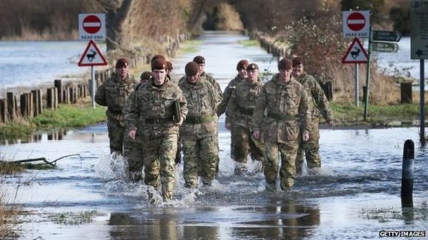 Army helping flood