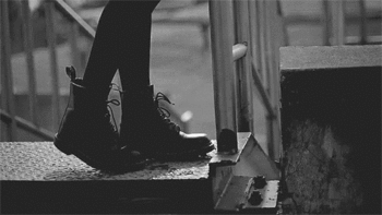 A GIF of boots