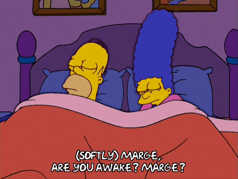A gif of the simpsons
