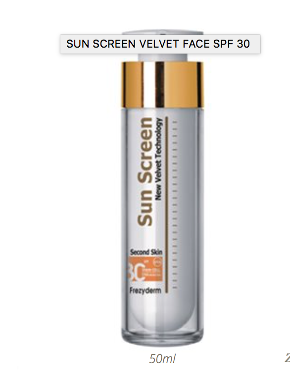 Frezyderm sun screen velvet face spf30