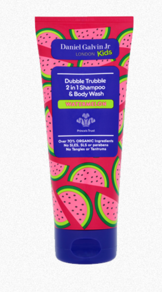 Dubbie Tribble watermelon shampoo and body wash