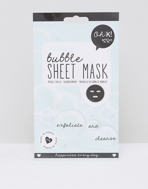 oh k bubble mask