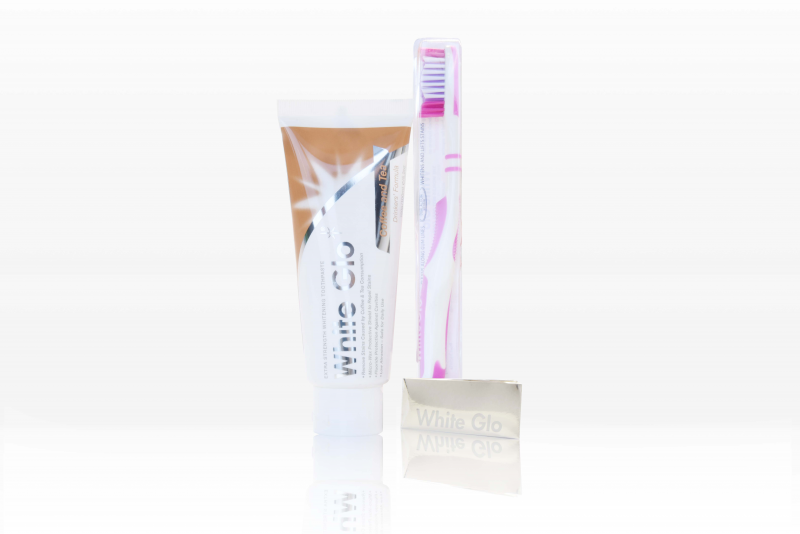 whiteglo toothpaste and picks