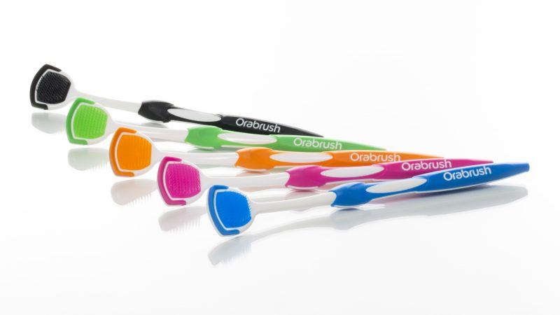 dented tongue cleaner