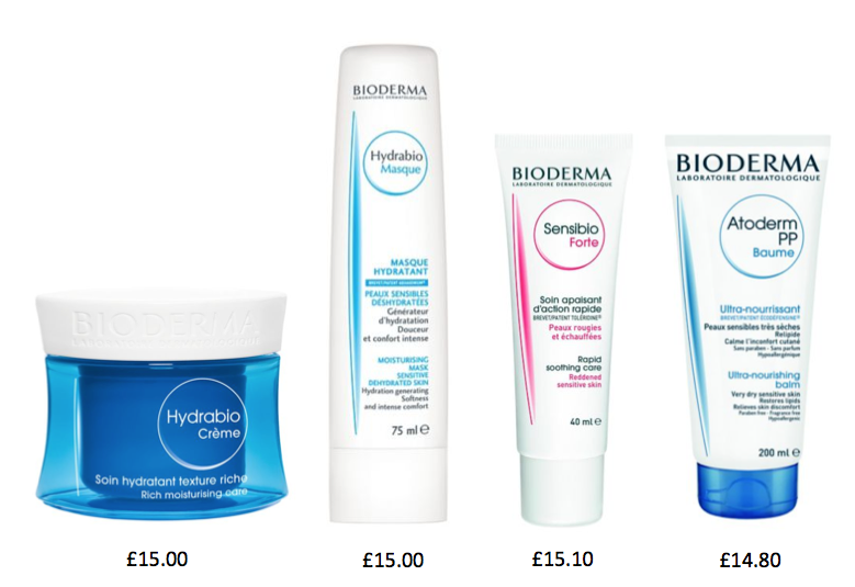 bioderma range