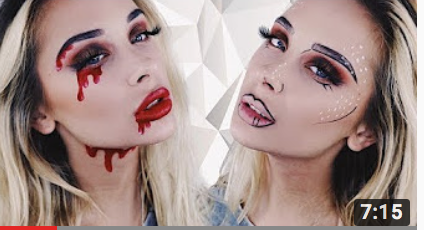 last minute Halloween Makeup