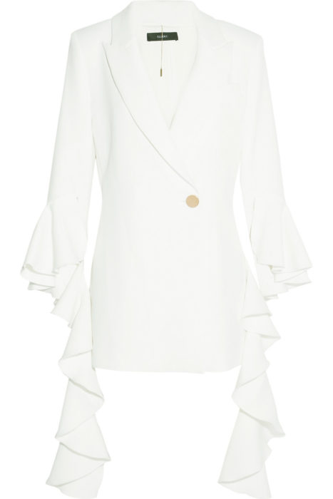 ELLERY-Ruffled-crepe-blazer
