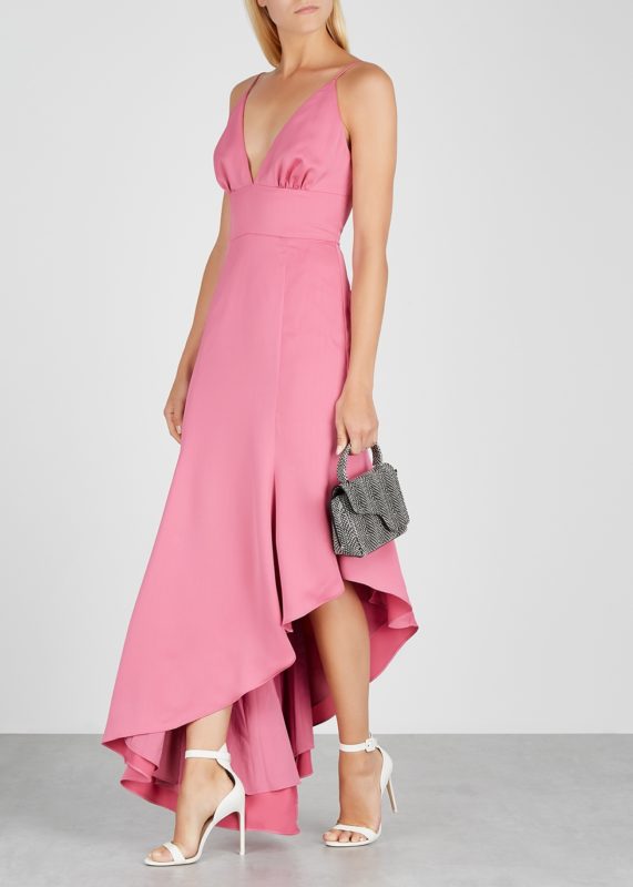 bridesmaid pink dress