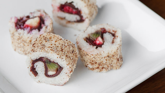 fruit sushi
